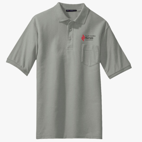 Men's Silk Touch Polo with Pocket Thumbnail